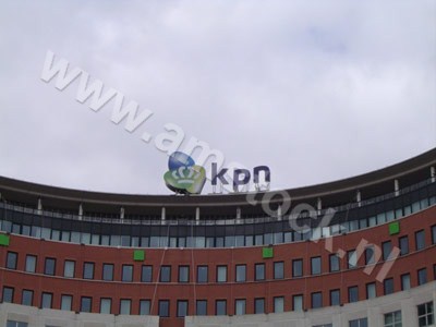 Logo onthulling KPN - KPN logo onthulling