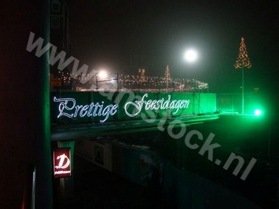 Hermitage Shopping Zaandam - feestdagen kertsverlichting bouwplaats